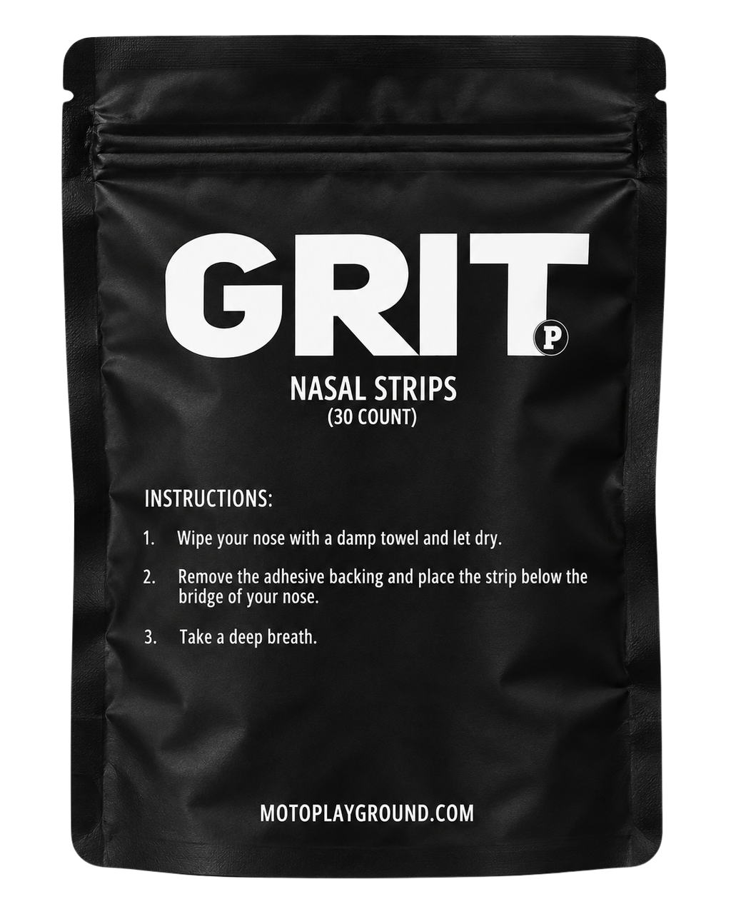 GRIT Adult Athletic Nasal Strips — 30 Count