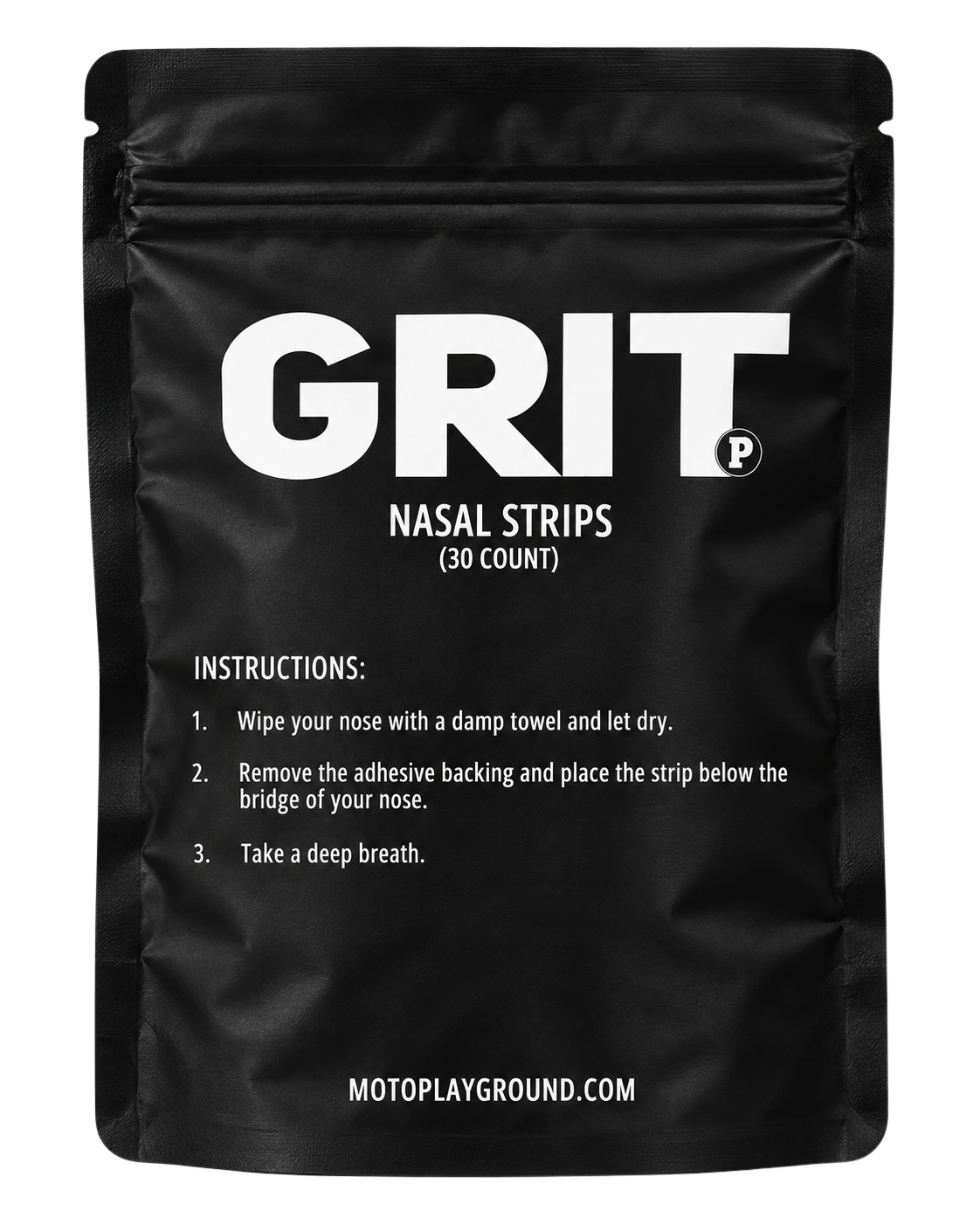 GRIT Adult Athletic Nasal Strips — 30 Count